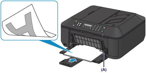Canon : PIXMA-Handbücher : MX530 series : Einlegen von Normalpapier ...